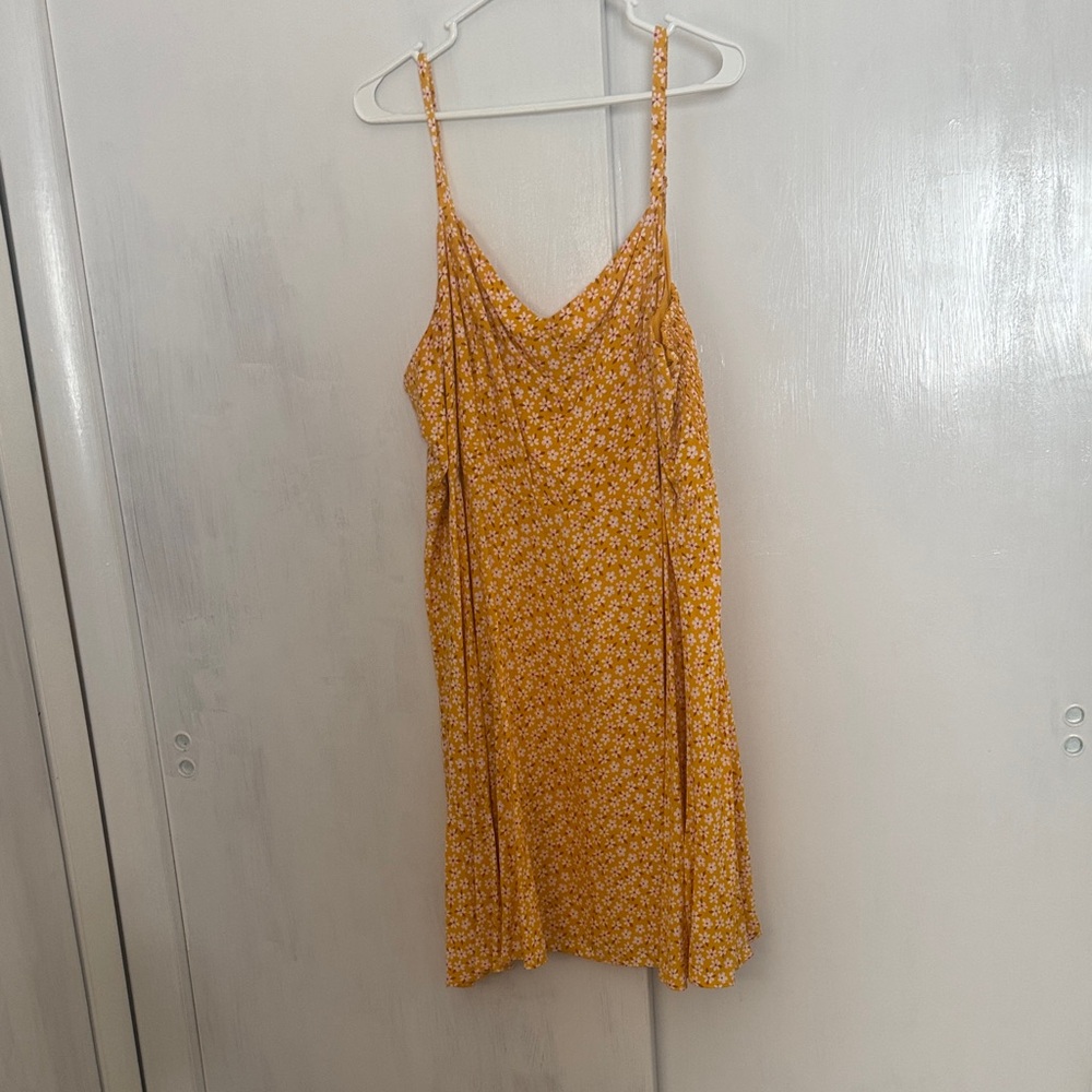 Old Navy Yellow Floral Mini Dress